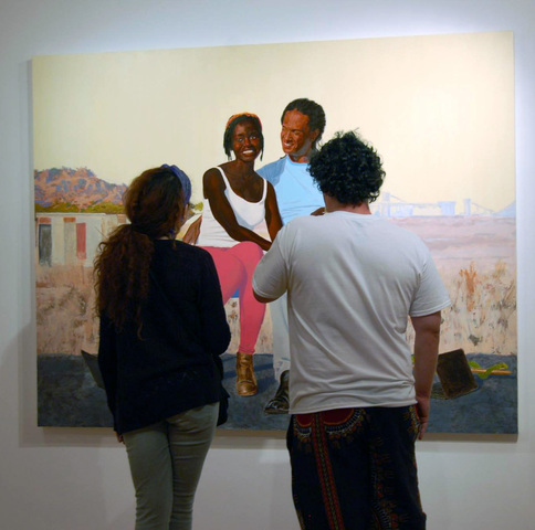 Installation view of Kimathi Donkor: Some Clarity of Vision at Gallery MOMO, 2015. Photo Courtesy Gallery MOMO
