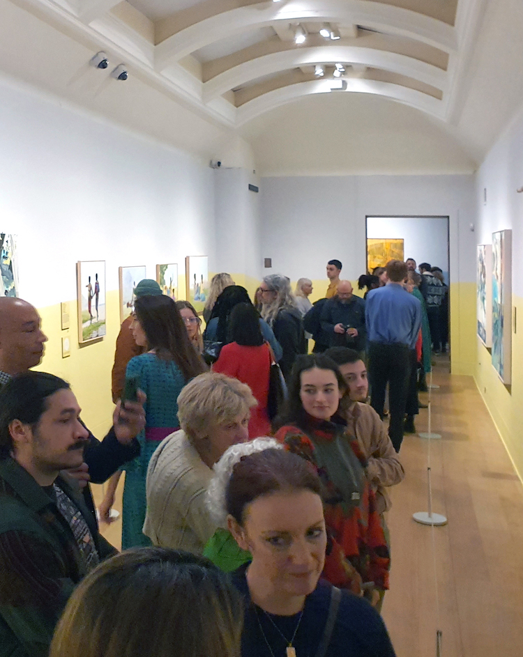 Soulscapes at Dulwich Picture Gallery. Preview photo by Kimathi Donkor, 2024