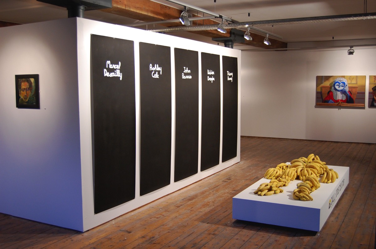 Banana Project Episode I by Jean-François Boclé (2008). Instalation photograph by Kimathi Donkor.