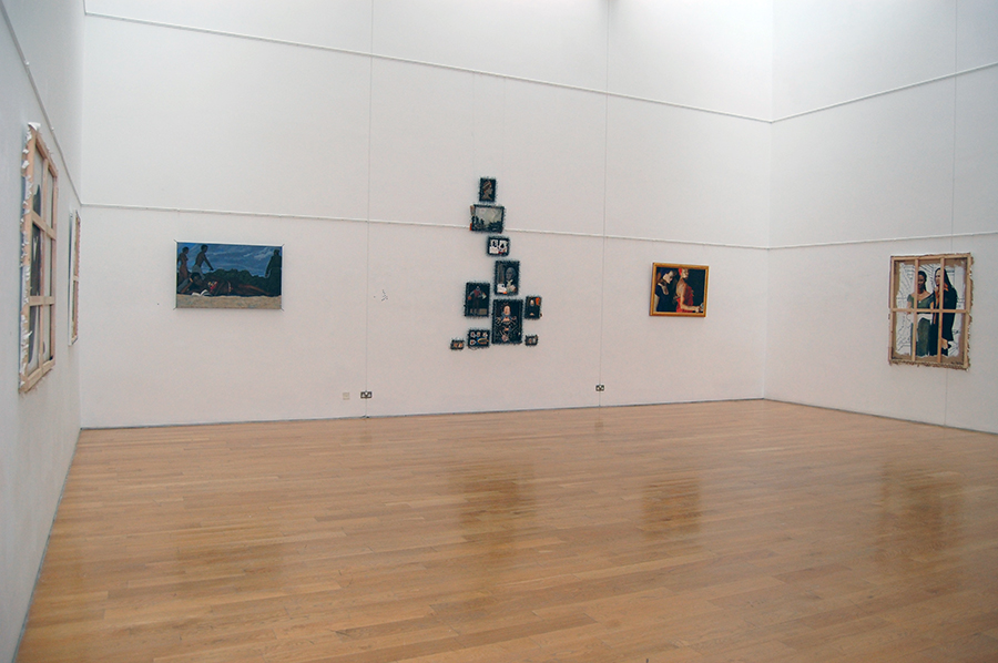 Hawkins & Co at the Market Theatre Gallery, Armagh. Installation photograph by Kimathi Donkor, 2008 (a).