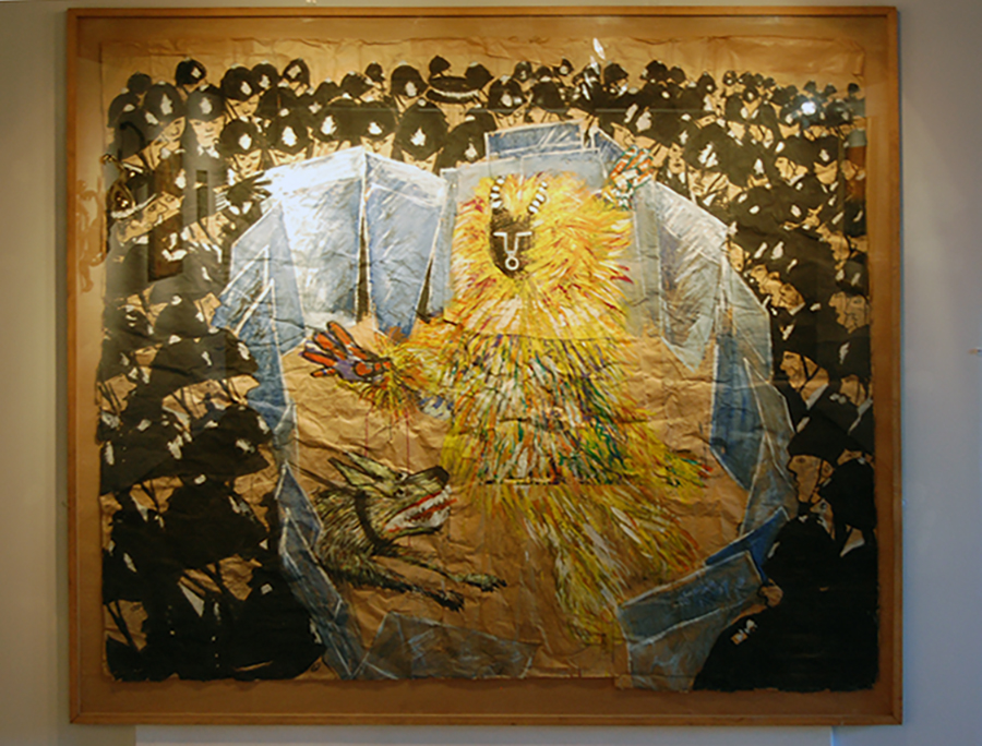 Spirit of the Carnival by Tam Joseph (1983). Installation photograph by Kimathi Donkor, 2008.