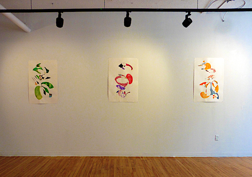 Installation view of Kimathi Donkor: Curvaceous at OCAD University, Toronto, 2026. Photo by K. Donkor