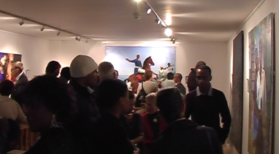 Installation View of Caribbean Passion: Haiti 1804 at the Bettie Morton Gallery, London, 2004